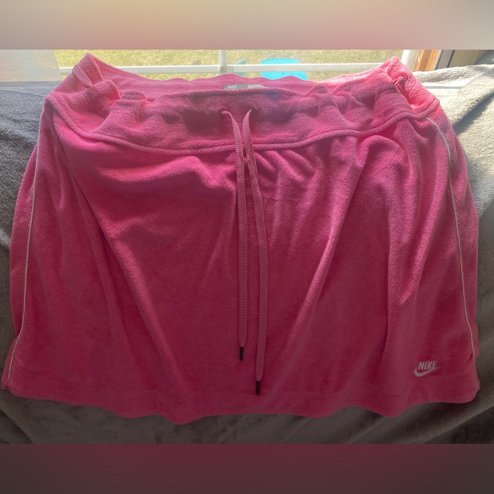 Vintage Nike logo Terry cloth skirt